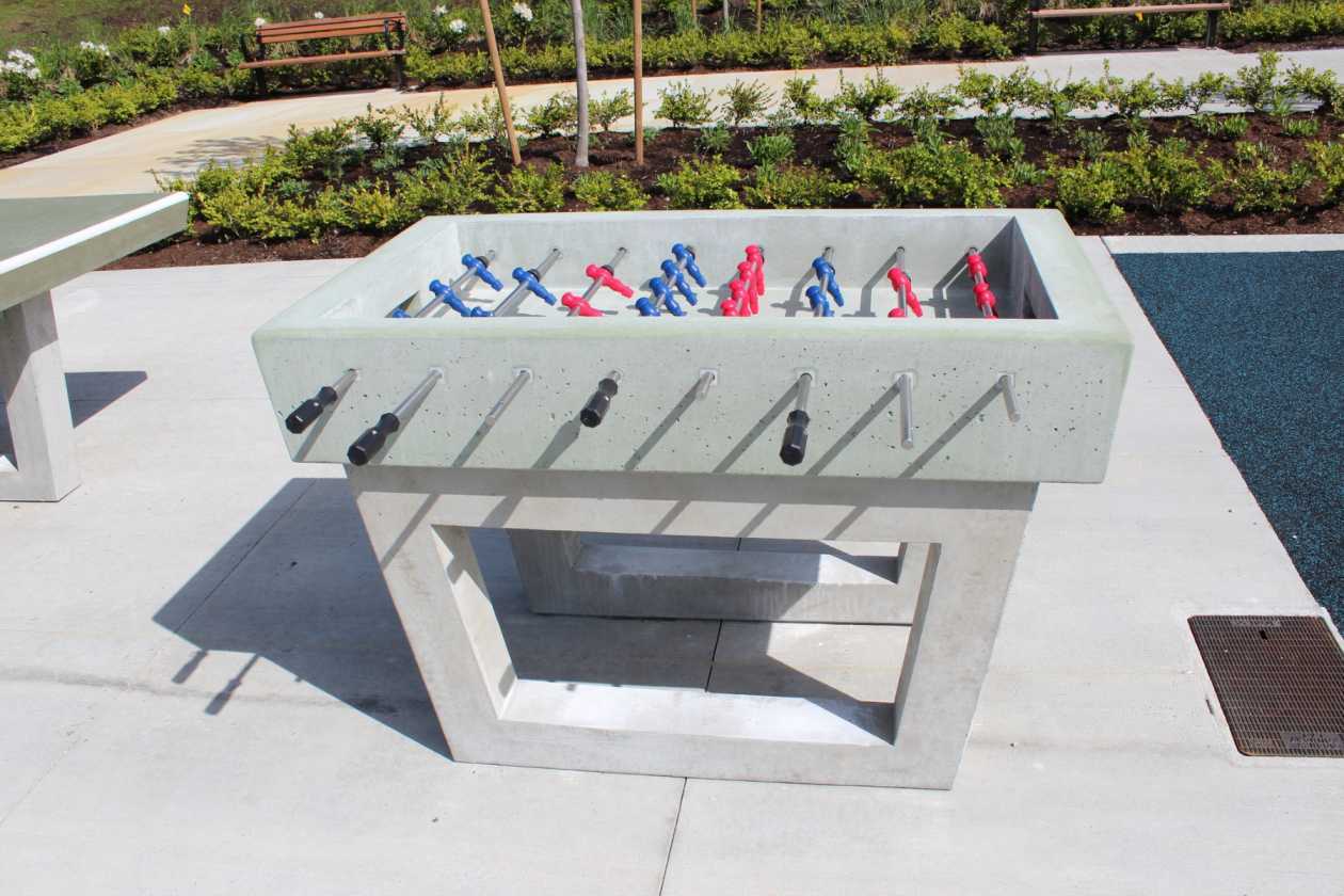 Outdoor foosball